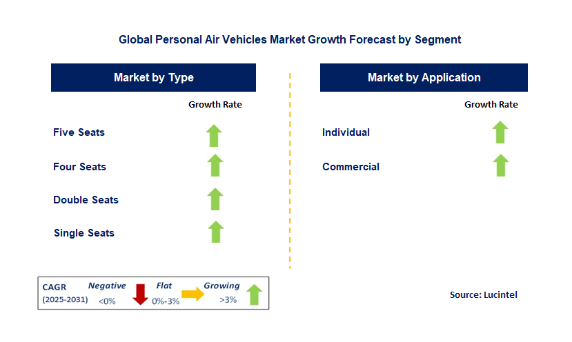 Personal Air Vehicles Market by Segment